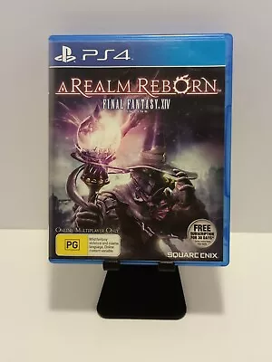 A Realm Reborn Final Fantasy XIV PlayStation 4 PS4 PAL Mint Disc FREE POST • $15