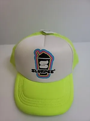 Limited Edition Slurpee 7-Eleven 7-11 Trucker Hat Snapback Bright Neon • $12.48