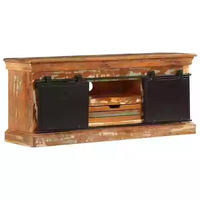 VidaXL TV Cabinet Solid Reclaimed Wood Sideboard Entertainment HiFi Center • $233.89