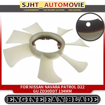 Engine Cooling Fan Blade For Patrol GQ Y60 Maverick DA TD42 4.2L 134MM 1988-1999 • $31.19