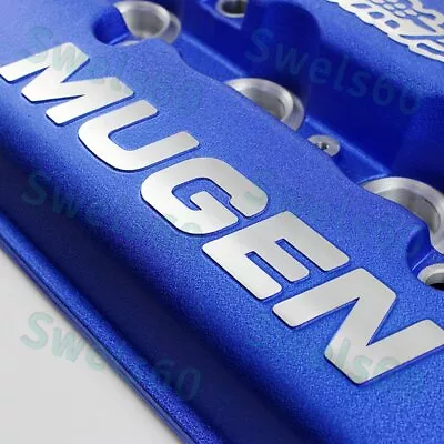 For MUGEN Style Engine Valve Cover For 1999 - 2000 Honda CIVIC SI Dohc VTEC Blue • $107.08