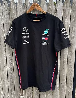 AMG Petronas F1 Drivers Shirt Mens Large Tee Excellent Mercedes Benz Motorsport • $40