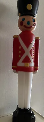 Vintage Christmas Toy Soldier Nutcracker Blow Mold 31  *Needs Light Cord^ • $21