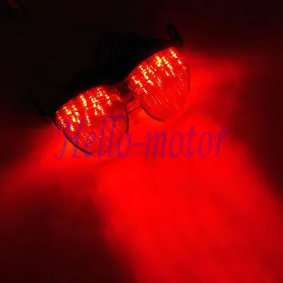 Smoke LED Rear Lamp Taillight Turn Signal Light For Yamaha YZF R6 2001-2002 01 • $31