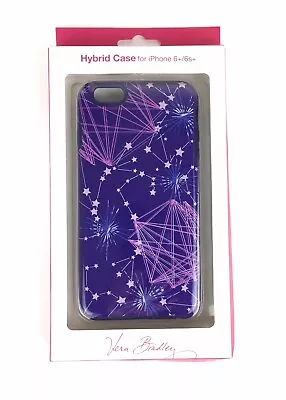 Vera Bradley Hybrid Phone Case IPhone 6+ 6S+ Celestial Lilac Purple Stars • $19.99