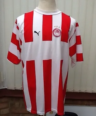 OLYMPIAKOS HOME SHIRT 2006-07 XXL 2XL Vintage Retro • £27.99