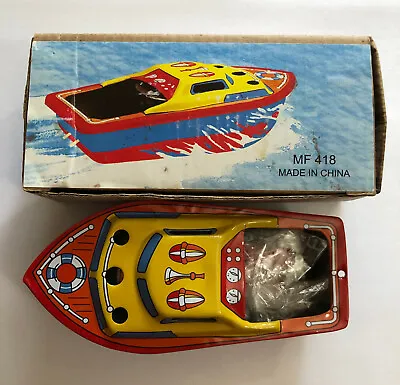 Retro Steam Boat Candles Powered Put Put Ship Collec Table Tin Toys Decor • $9.99