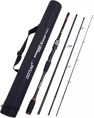 Travel Fishing Rods 4 Piece Fishing Pole With Case/Bag • $96.99