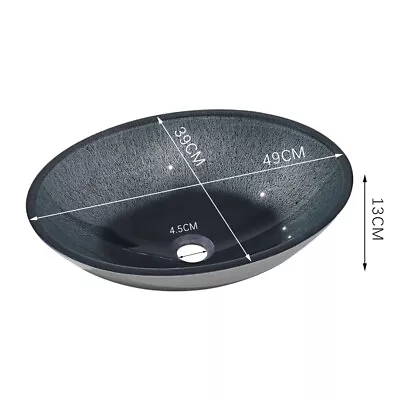 £99.95 • Buy Hand Basin Washbasin Bathroom Sinks Countertop Utensils Washing Bowl Vessel Sink