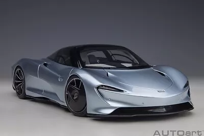 AUTOart 76086 1:18 McLaren Speedtail -- Frozen Blue  • $575