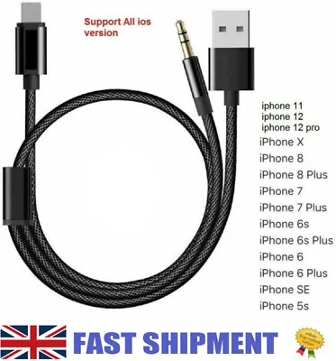 £6.30 • Buy Bmw & Mini IPod IPhone 6 7 8 X XS XR Interface Audio USB Cable Lead AUX Adapter