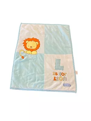 The World Of Baby Mink L Is For Lion Baby Blanket • $30