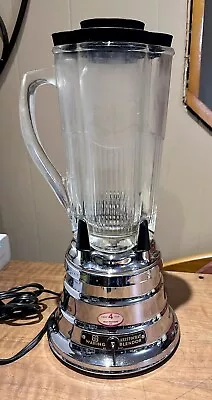 Vintage MCM Waring Blender 2 Speed Model MR-1 Beehive Base Pyrex Glass WORKS! • $75