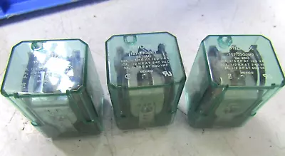 ✌ 3) Midtex 157-23q2m2 Relays 11 Blade 3pdt 24vac Coil Lot Of 3 • $17.99