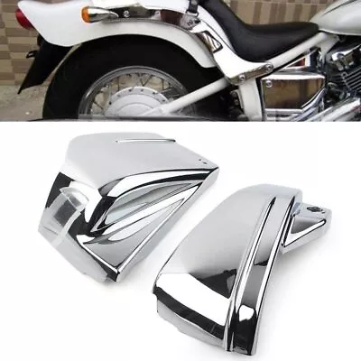 $34.18 • Buy Chrome Battery Side Covers For Yamaha V-Star DragStar 650/XVS650A Custom Classic