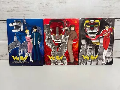 Voltron Collection: One Blue Lion Four Red Lion Five Black Lion (DVD) Lot Of 3 • $28.99