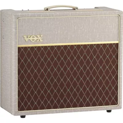 VOX Hand-Wired AC15HW1X 15W 1x12 Tube Guitar Combo Amp Fawn Refurbished • $1671.99