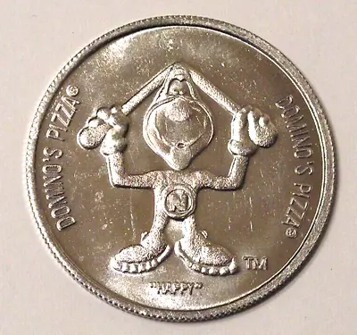 Vintage Domino's Pizza Token  Happy  Noid Mardi Gras Style Doubloon Coin • $4.97