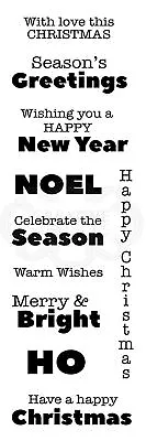 £7.85 • Buy Woodware Clear Singles Stamp - Modern Seasonal FRS389