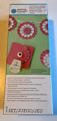 Martha Stewart Crafts Circle Edge Punch Starter Set 42-93001 Border OPEN BOX • $25