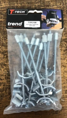 £8.50 • Buy Trend TT/ PC/10/M Kitchen Worktop Joining Bolts Panel Butt Connectors 10 Pack
