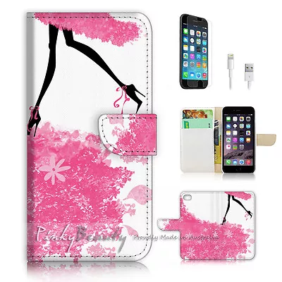 ( For IPhone 6 / 6S ) Wallet Case Cover P3025 Girl On Flower • $12.99