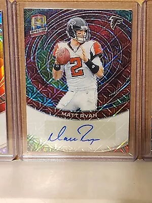 Matt Ryan 2023 Spectra Signatures Meta Prizm Auto #2/25 Atlanta Falcons • $27