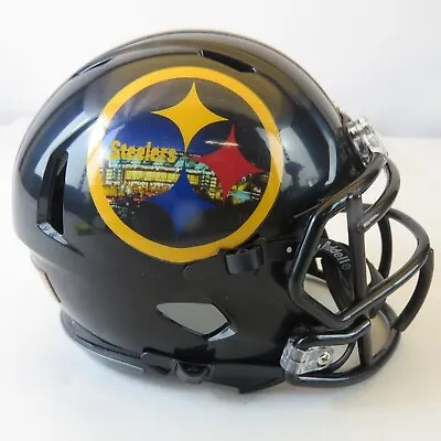 Pittsburgh Steelers Custom Mini Helmet Alternate Decals On Black • $59