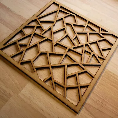 Geometric Shapes Decorative Screen Radiator Cabinet Square MDF Panel 2ftx2ft 008 • £16