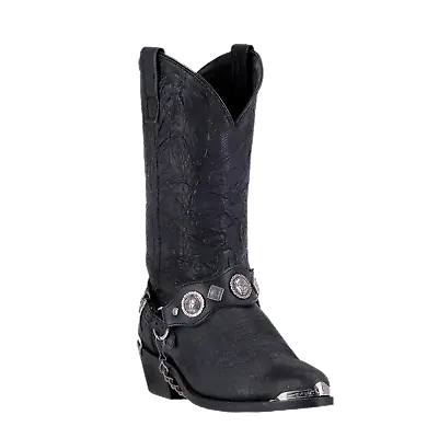 Dingo Men's Suiter Black Leather Harness Boot DI02175-BK • $144.95