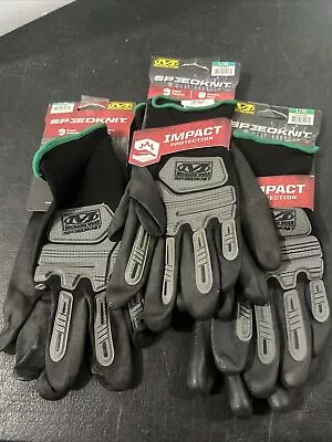 3 PAIR - Mechanix Wear Speedknit Impact  Protection Safety Work Gloves  L/XL • $25