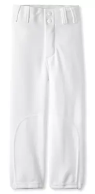 Majestic Boys' Style 857Y Zipper Front Baseball Pant White Youth Small • $9.99