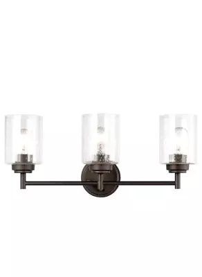 Kichler Lighting-Winslow 3 Light  Clear Seeded Glass • $58