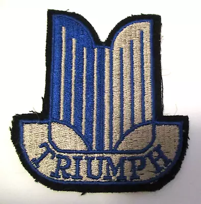 Vintage Triumph Motorcycle Rider Racing Biker Cloth Patch Old School Style L@@k • $5