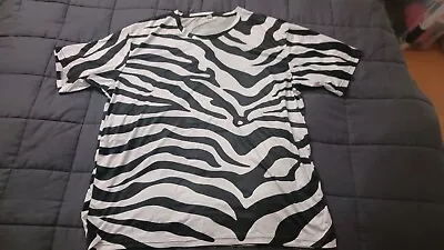 Zebra Print Men's T-Shirt Size 3XL • $9.99