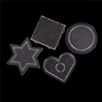 1 Lot Square Round Star Heart Perler Hama Beads Peg Board Pegboard For 2.6m3-p9 • $4.19