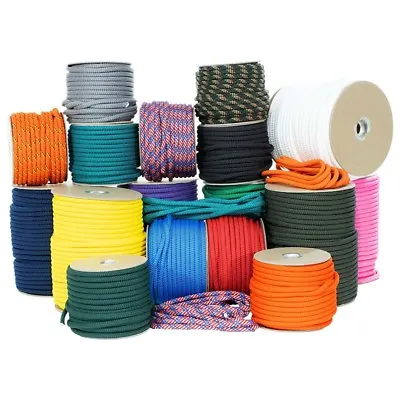 1/4  Or 3/8  Nylon Utility Rope - Many Lengths & Colors - Polypro Sheath • $18.59