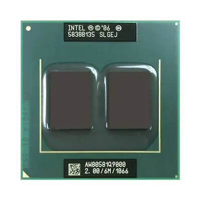 Intel Core 2 Quad Q9000 2.0GHz SLGEJ 6M 1066MHz Socket P Laptop CPU Processor • $25.80