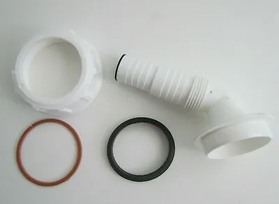 Washing Machine Outlet Hose Connection Angled Nozzle To 1 1/2  Compression • £6.98