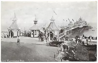 Eastbourne Pier Unused C1907 - Salmon Sepio • £2.80