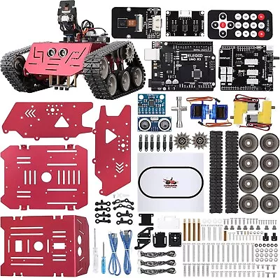 ELEGOO Conqueror Robot Tank Kit With UNO R3 Compatible With Arduino - Prebuilt • $59.99