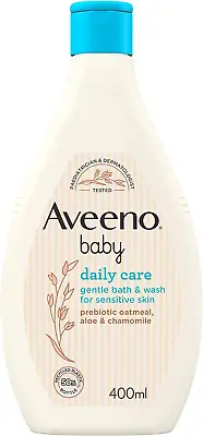 Aveeno Baby Baby Gentle Bath And Wash White 400 Ml (Pack Of 1) • £6.23