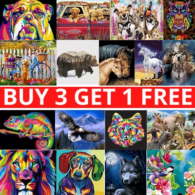 £8.99 • Buy Oil Painting By Numbers Kit Paint On Canvas For Adult Kid Beginner Frameless DIY