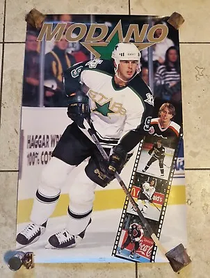 1993 Mike Modano Dallas Stars Poster NHL • $10