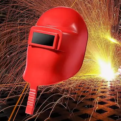 Hand Held Welding Shield Shell With Handle Waterproof Welding Mask Tool • £7.91