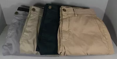 Lot Of Four Men's Pants Size 33 X 32 Various Colors Johnston Murphy • $27.96