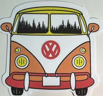$3.99 • Buy WanderLust Road Trip Love Hippie VW - Vinyl Sticker Decal Free Ship & Tracking