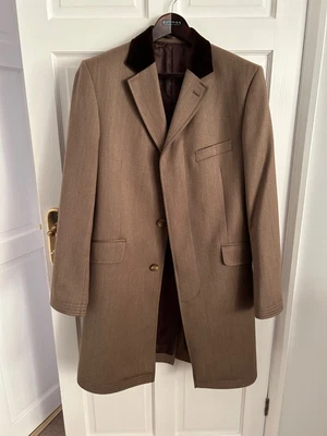 £125 • Buy Jaeger 'Covert' Wool Overcoat (Medium)