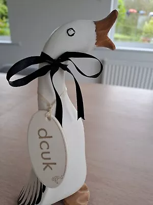 Cute DCUK Hand-carved Wooden Duck Approx. 18 Cm Tall ( Hannah )  • £7.99