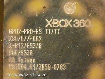 $99 • Buy Vintage Microsoft XBOX360 GPU2-PRD-ES X807077-002 ES Processor RARE